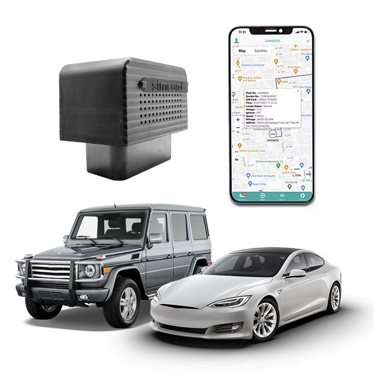 2G 4G Car GPS Tracker Compatible Diagnostic Scanner for OBD2 Protocols Vehicle
